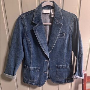 Vintage Liz Claiborne Denim Blazer